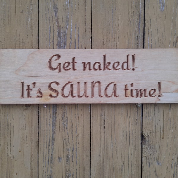 Sauna sign