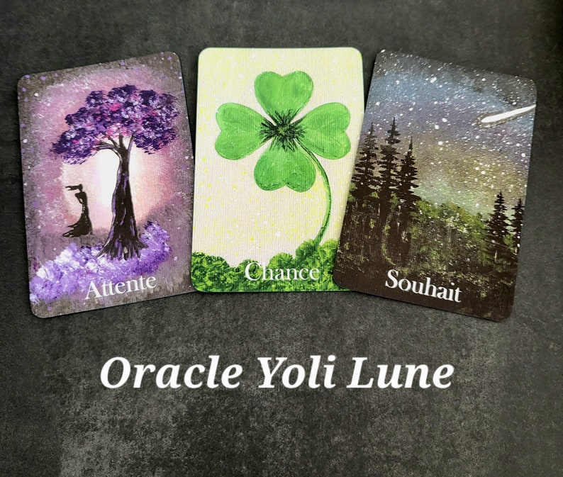 Oracle Yoli Lune, tous domaines composé de 80 cartes. Pour débutants et professionnels. Fabrication Française. image 1