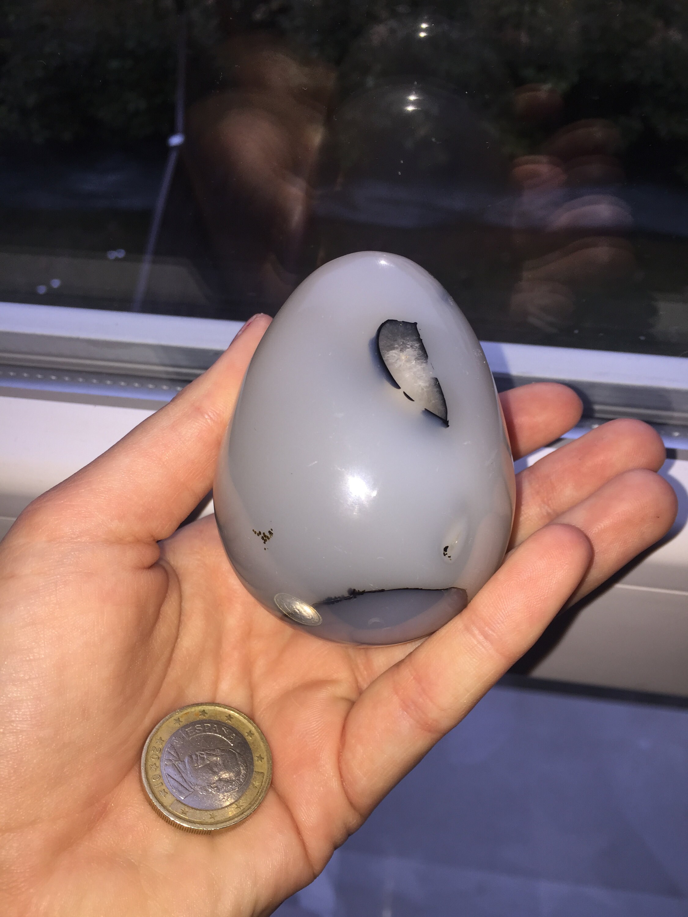 Agate - Œuf en Agate Pierre Naturelle Lithothérapie