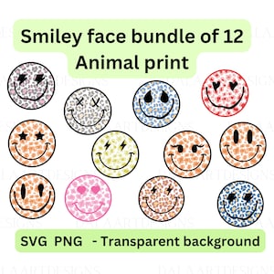 Smiley face bundle, Smiley face svg, Svg bundle, smiley, emoji, smiley face, drippy smiley, melting smiley, checkered smiley, happy face png