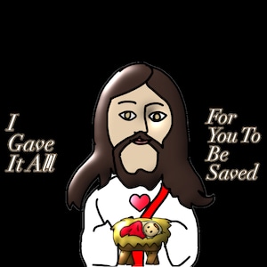 Jesus Gave It All | Jesus Digital Download | Digital Art | Jesus