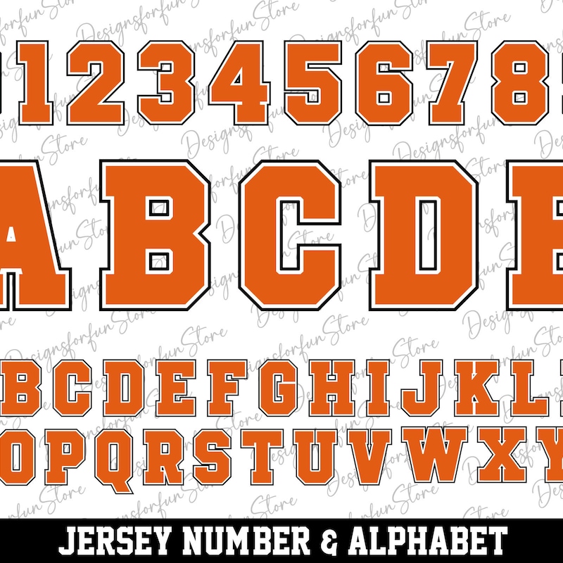 Orange Sticker Letters Orange Letters - Etsy