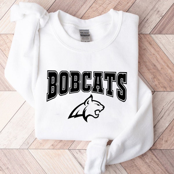 Bobcats Mascot Svg, Digital Download, Team Mascot Svg, Bobcats Svg, Game Day Svg, School Spirit, Sports Svg, Silhouette & Cricut Cut Files