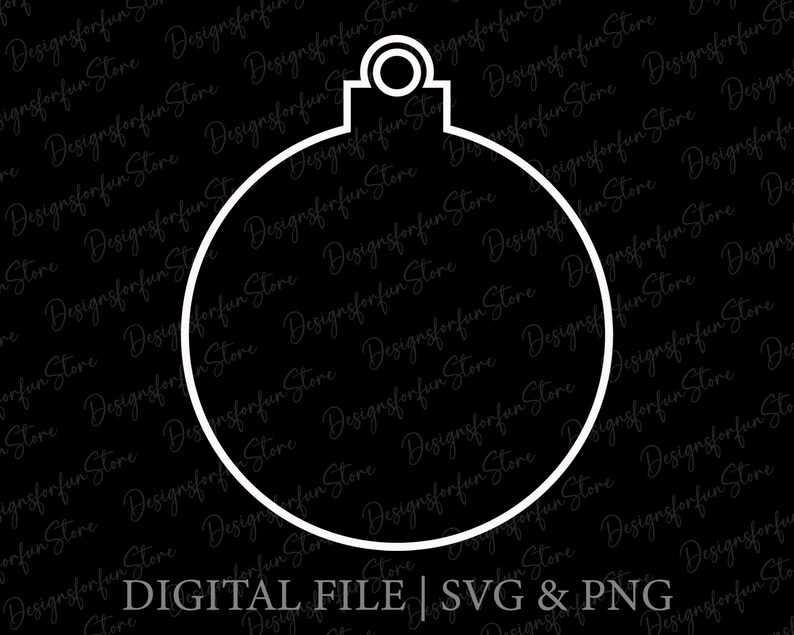 Christmas Ornament Svg Digital Download Ornament Svg - Etsy