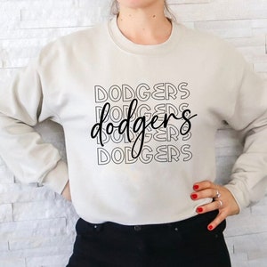 Dodgers Svg, Digital Download, Game Day Svg, Team Mascot Svg, Dodgers Mascot Svg, Cricut, School Spirit Svg, Sports Svg, Silhouette