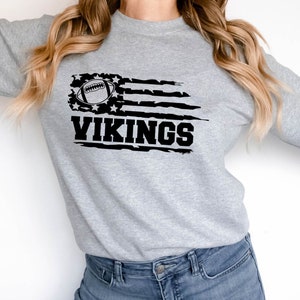 Vikings Football Svg, USA Flag SVG, Vikings svg, Game Day Svg, Football SVG, Cut file Printable Cricut Maker Silhouette