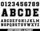 Black Bold With Outline Font Svg, Jersey Numbers Svg, Alphabet Letter Svg, Fonts Svg, Digital Download, Sport Font Letters Svg, Svg Cut File
