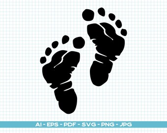 Baby Footprint Template Printable