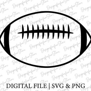 Football Svg, Football Outline Svg, Football Mom Svg, Silhouette, Football Sister Svg, Clipart, Biggest Fan Svg, Cut Files, Digital Download