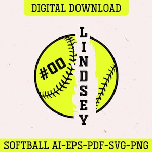 Softball Svg, Softball Mama Svg, Softball Shirt Svg, Softball Decal, Softball Spieler Svg, Team Svg, Cricut Cut Dateien, Digitaler Download