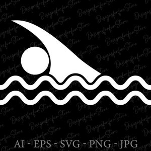 Swimming Svg, Digital Download, Triathlete svg, Swimmer Svg, Swimmer Sign Svg, Silhouette, Swimmer Cut File, Swim Svg, Cricut, Svg Cut File