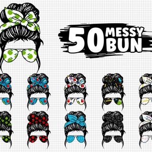 Messy Bun Sublimation Bundle Png, Digital Download, Messy Bun Classy Png, Momlife Png, Bad Mom Club Png, Sublimation Design, Cricut Cut File