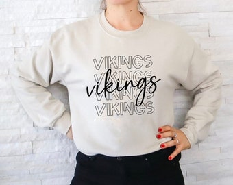 Vikings Svg, Digital Download, Game Day Svg, Team Mascot Svg, Vikings Mascot Svg, Cricut, School Spirit Svg, Sports Svg, Silhouette