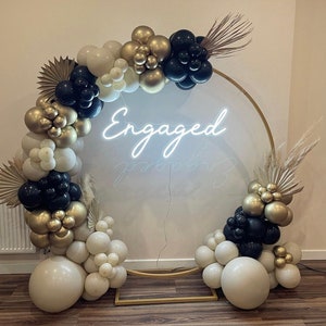 Black Gold Balloons Birthday Decoration Balloons Black Gold Beige Balloons Garland