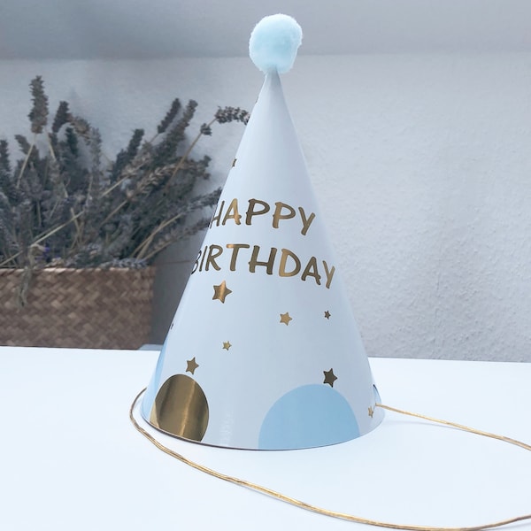 Party hats birthday cone hats 6 pieces happy birthday party hats Gerburstag decoration