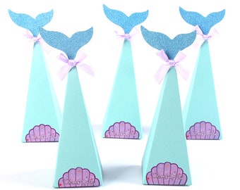 Mermaid Candyboxes Mermaid Party Table Decoration Kids Birthday