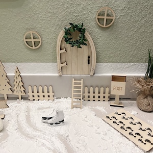 Wichteltür Set Miniatur Elf Tür Set Wichtel Zubehör