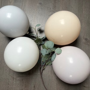 Nude Balloon Arch Double Stuffed Balloon Garland Boho Matte Balloon