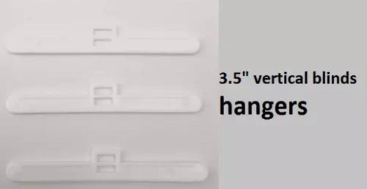 Top Hangers For 89mm/3.5" Slat Double Slot For Vertical Blind Sets of 10,20,30!! 