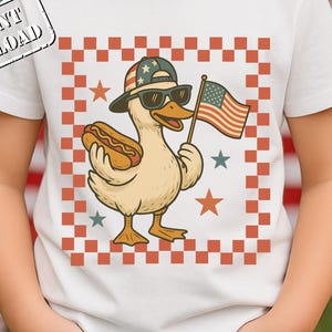 4th Of July Goose PNG, Fourth Of July Png, Patriotic Goose PNG, Boy Goose Png, Duck 4th Of July Shirt PNG, Funny Patriotic Duck Summer Goose