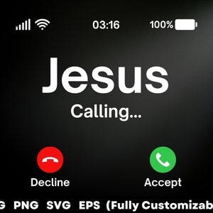 Jesus ruft SVG, Jesus ruft SVG, PNG, Jpg, Eps, Dateien für Cricut Cut Files, Jesus ruft christliche svg, Jesus svg, religiöse svg