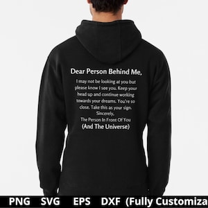 Cara persona dietro di me, oggi sei fantastica / File SVG, PNG, Jpg, DXF, Eps Silhouette Cameo e Cricut, file di taglio