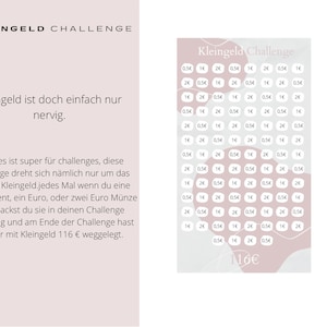 Geld Sparen Challenge: budget challenge deutsch | spar challenge für budget  planer