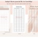 Budget Sheet / PRINTVERSION / Set of 5, 10 / A6 Budget Sheets / Save Money / A6 Budget Planner Deposits / Savings Challenge / Learn to Save
