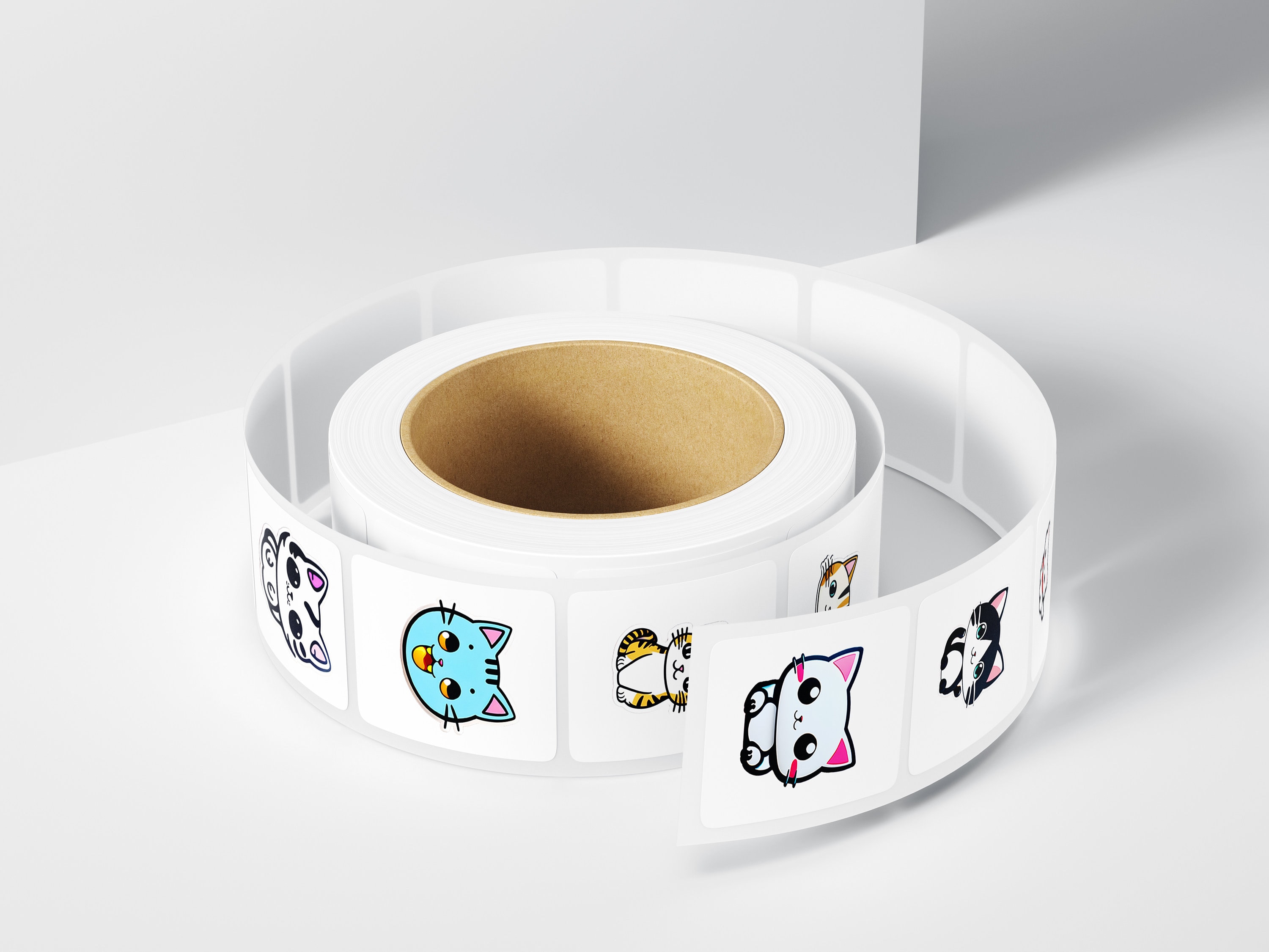 50 Printable Cute Cat Clipart Stickers Adorable Kitties for - Etsy