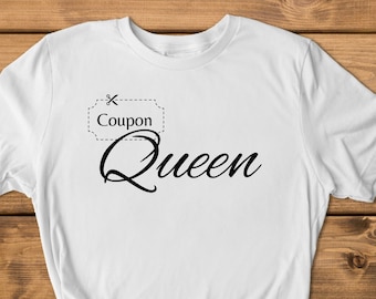Coupon Queen, Couponing SVG / PNG Files for Cutting, Sublimation & Printing