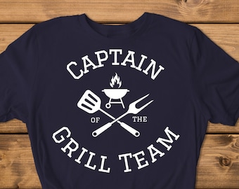 Capitano del Grill Team, Regali per la festa del papà, file SVG e PNG