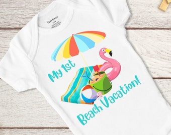 My 1st Beach Vacation, Children's SVG & PNG Files