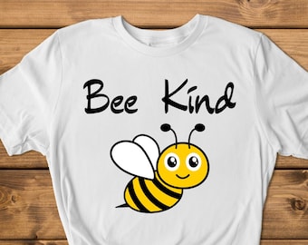 Bee Kind, Honey Bee SVG / PNG Design Files for Cutting, Sublimation & Print