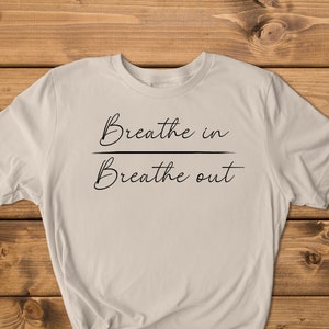 Adem in, adem uit Motiverende SVG-bestanden voor Cricut, Silhouet en sublimatie