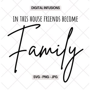Les amis deviennent une famille SVG & PNG