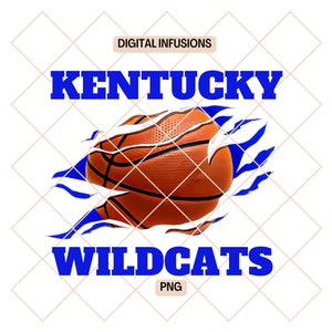 Kentucky Basketball PNG Files for Sublimation & Print image 1