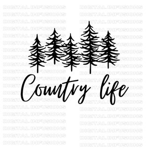 Country Life SVG,  Farmhouse SVG, Silhouette & Cricut SVG Files