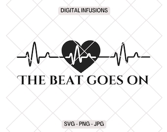 The Beat Goes On, Cardiac Team SVG & PNG