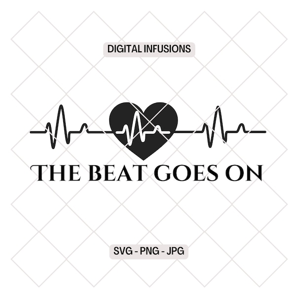 The Beat Goes On, Cardiac Team SVG & PNG