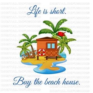 La vida es corta, compra la casa de playa PNG