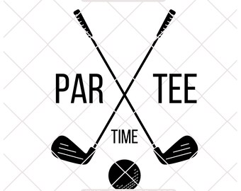 Par Tee Time, Golf SVG | PNG Design for Cutting, Sublimation & Print