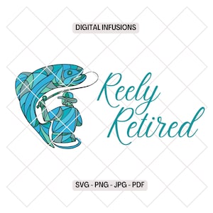 Reely Retired, Pêche SVG & PNG
