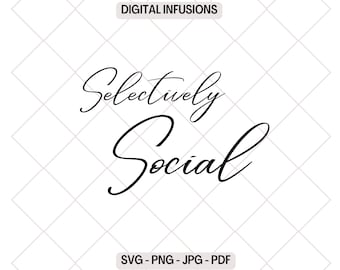 Selective Social SVG & PNG