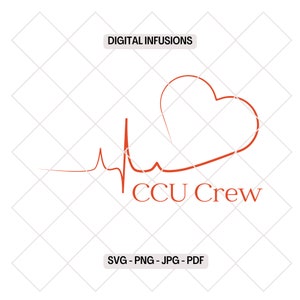 CCU Crew SVG & PNG Diseños digitales descargables para corte, sublimación e impresión