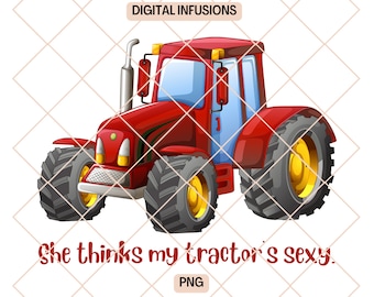 Farmer's Tractor, Farmlife PNG Sublimation Files