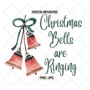 Les cloches de Noël sonnent PNG
