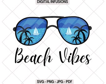 Beach Vibes SVG & PNG