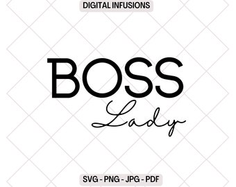 Boss Lady SVG & PNG