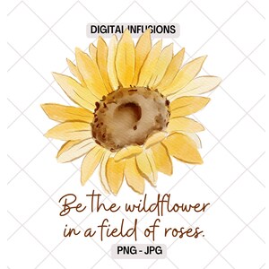Sei die Wildblume PNG