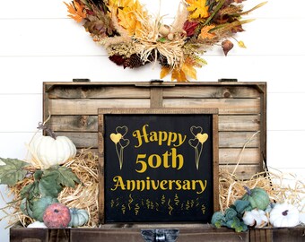 50周年おめでとうございます。カット、昇華、印刷用のダウンロード可能なSVG / PNGファイル